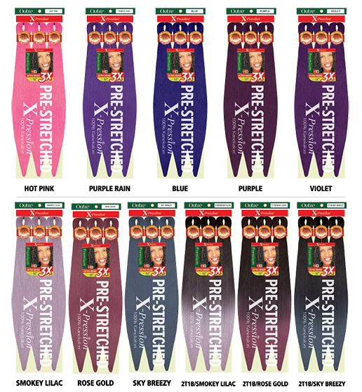 Outre X-Pression Braid Pre Stretched Braid 42" 3X