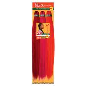 Sensationnel X-pression prestretched braiding hair - 3x braid 58 inch all kanekalon flame retardant synthetic braid for box braids and twists