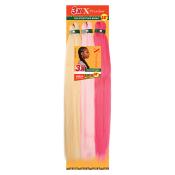 Sensationnel X-pression prestretched braiding hair - 3x braid 58 inch all kanekalon flame retardant synthetic braid for box braids and twists